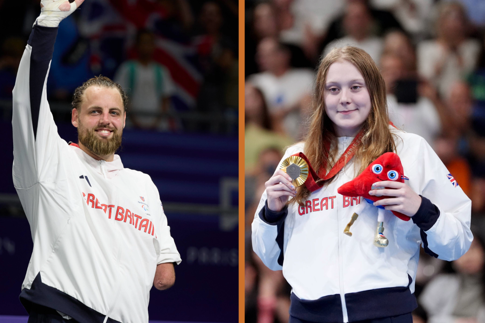 Matt Bush and Poppy Maskill named ParalympicsGB flagbearers for closing ceremony 